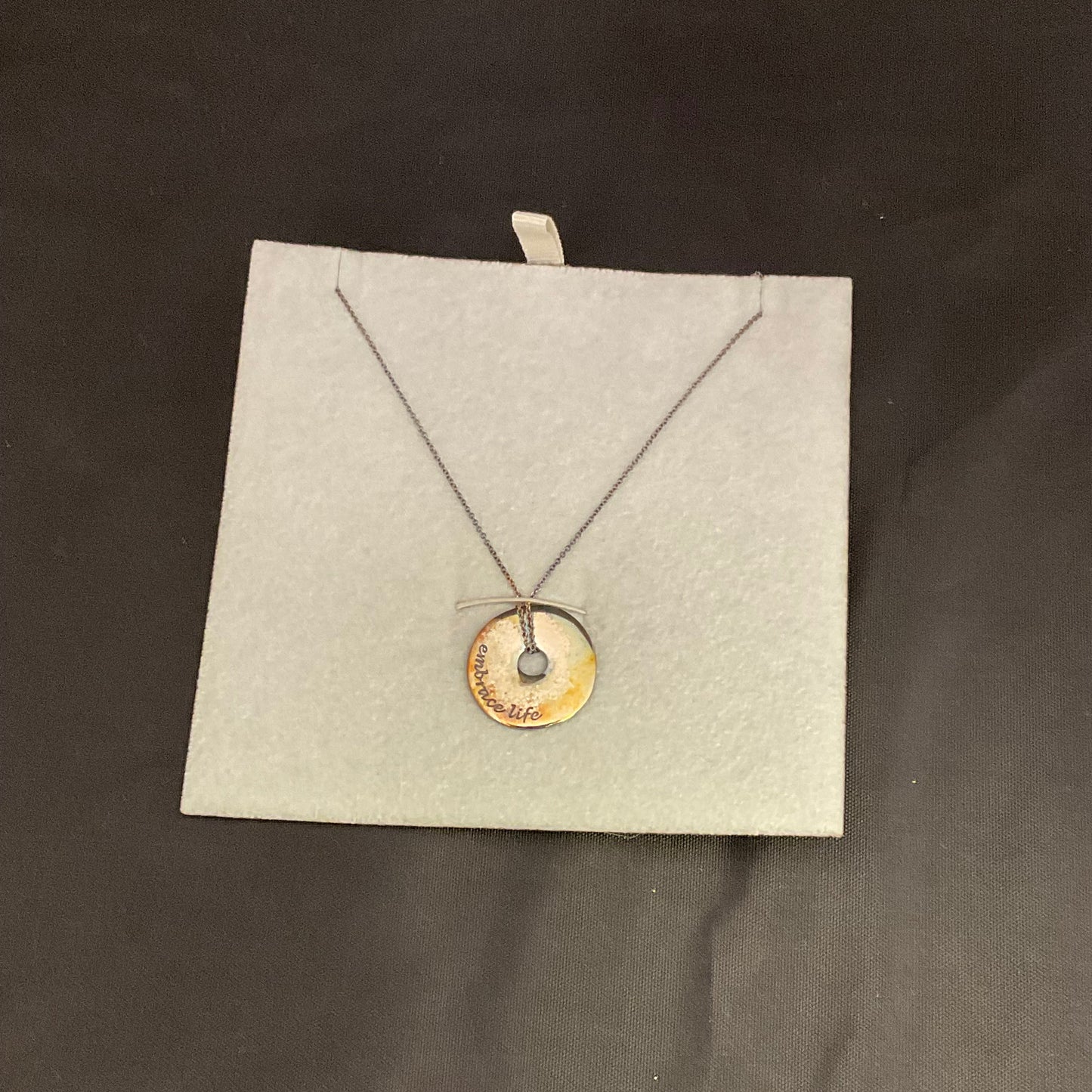 Laurel Elliott Sterling Silver Embrace Life Necklace