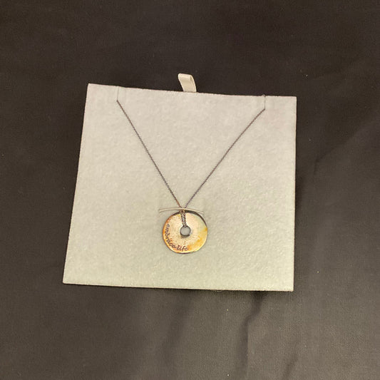 Laurel Elliott Sterling Silver Embrace Life Necklace