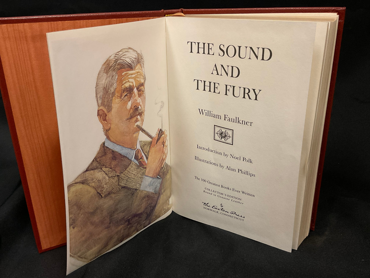 The Sound and the Fury William Faulkner 1984 100 Greatest Books Ever Written Collector's Edition