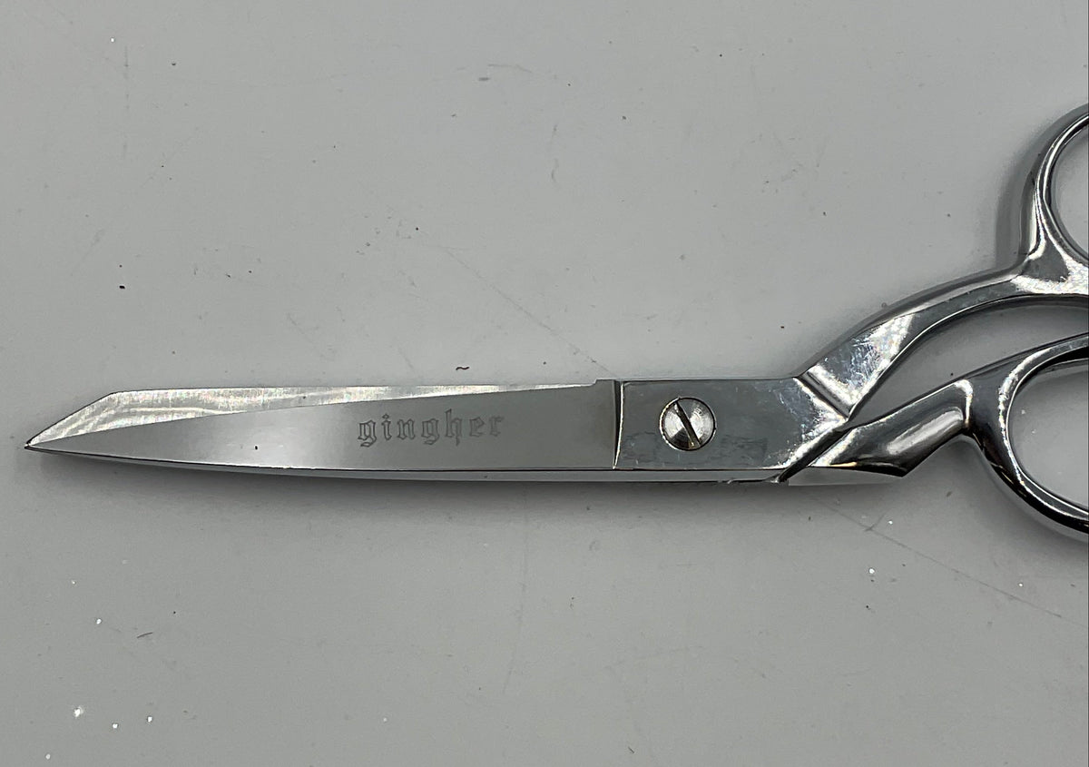 Gingher Vintage Mexico Knife Edge Bent Dressmakers Shears 8”