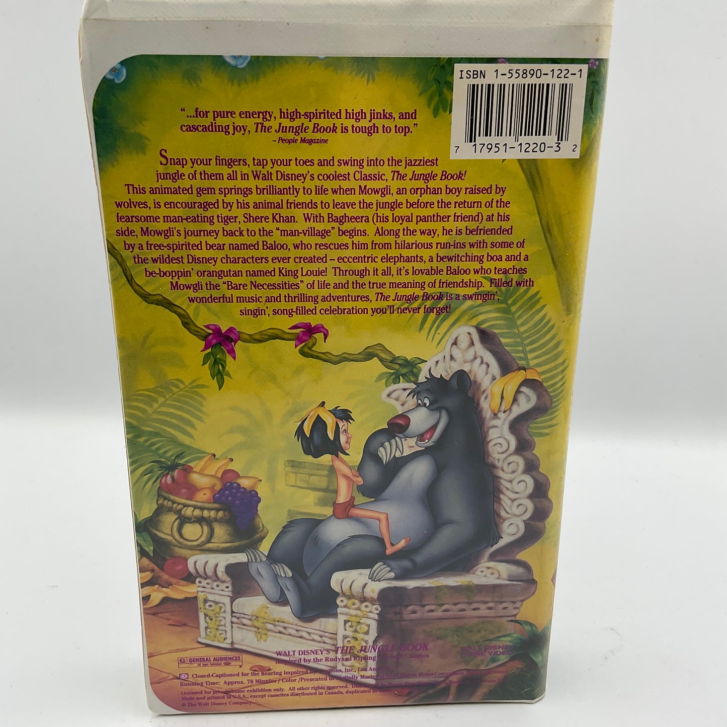 Walt Disney’s The Jungle Book VHS Tape
