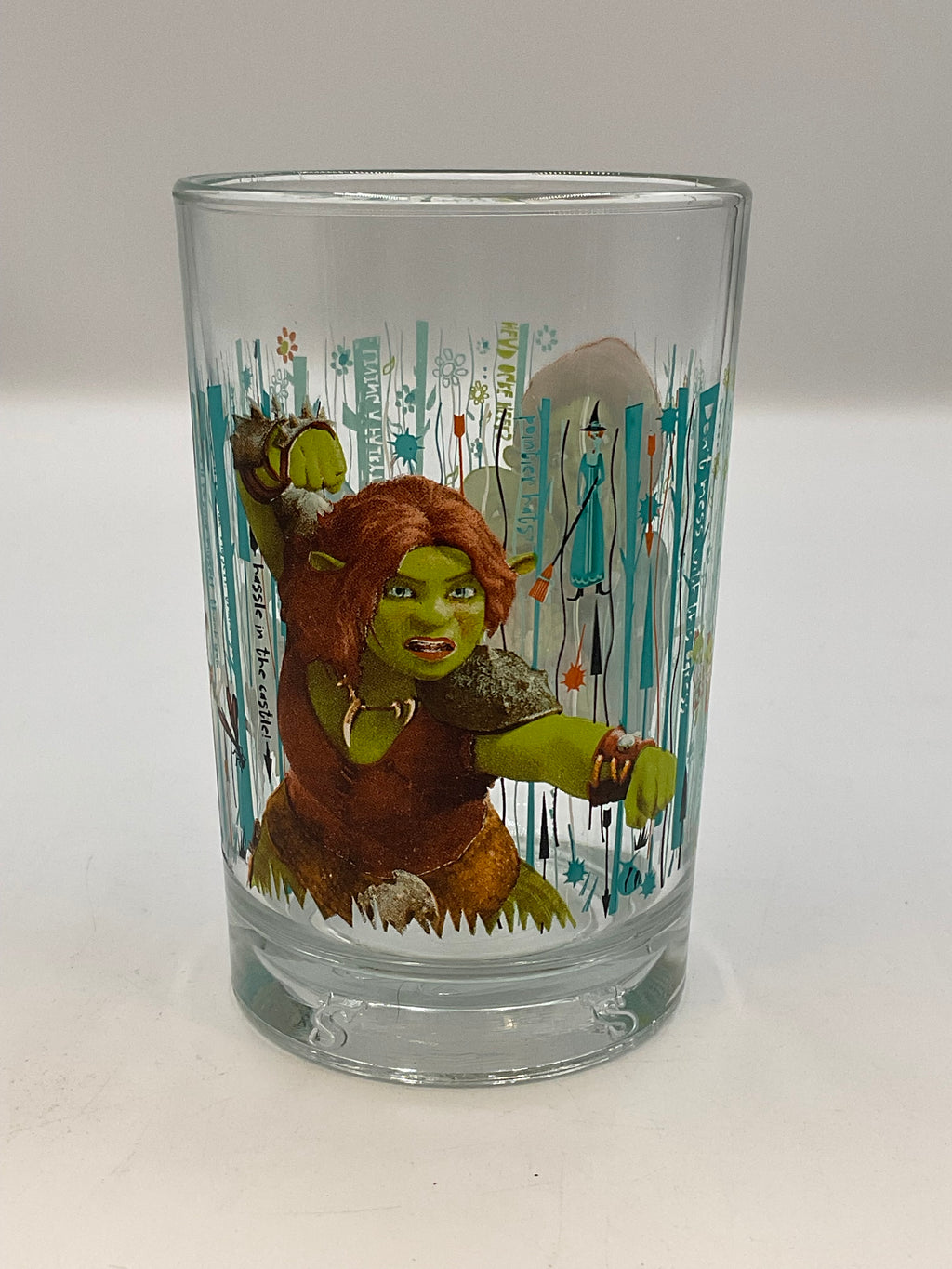 2010 McDonald's Shrek Forever After Promotional Glass Tumbler (Princess Fiona Edition)