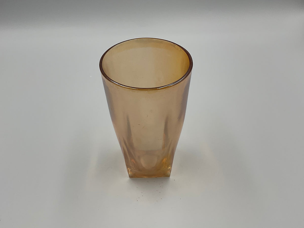 Jeannette Glass Moderne Marigold Carnival Glass Tumbler