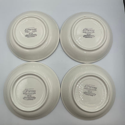 JC Penny Home Collection Still Life Set of 4 Pasta Bowls Fruit Made in Italy