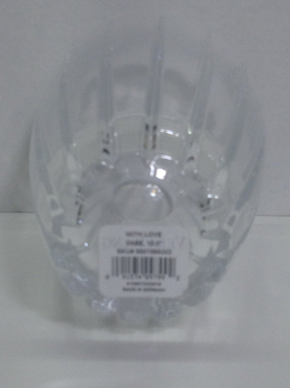Vintage Vera Wang Wedgewood With Love Made in Germany Lead Crystal Vase