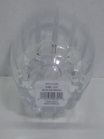 Vintage Vera Wang Wedgewood With Love Made in Germany Lead Crystal Vase