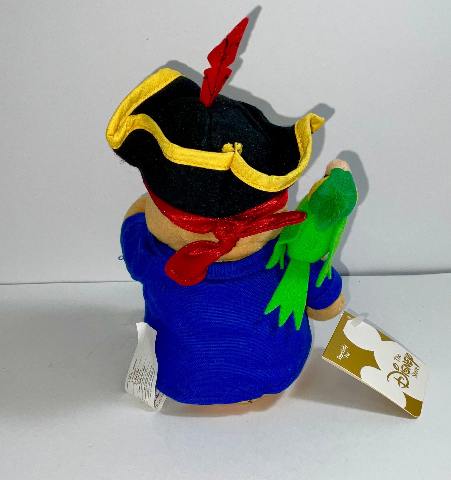 Winnie the Pooh Pirate Vintage 8 Inch Plush Mini Beanbag Disney Store Collectible