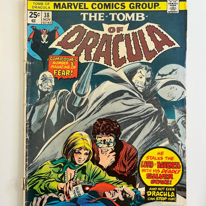 The Tomb of Dracula #38 Vintage 1975 Marvel Comic Book