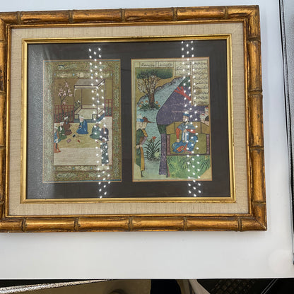 Persian Miniature Paintings in Frame