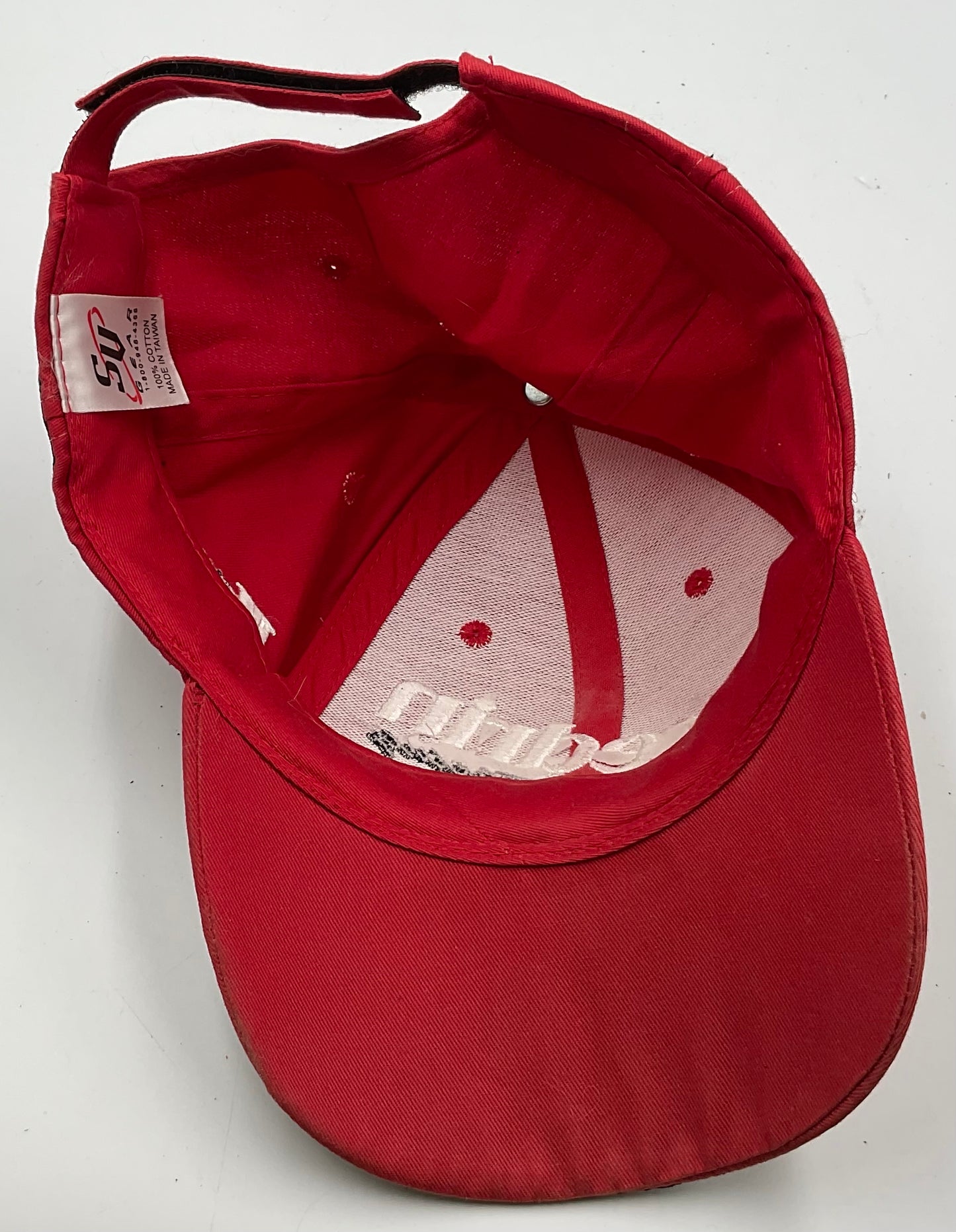 2001 Todd Bodine #92 Signed Excedrin Racing NASCAR Driver Red Hat