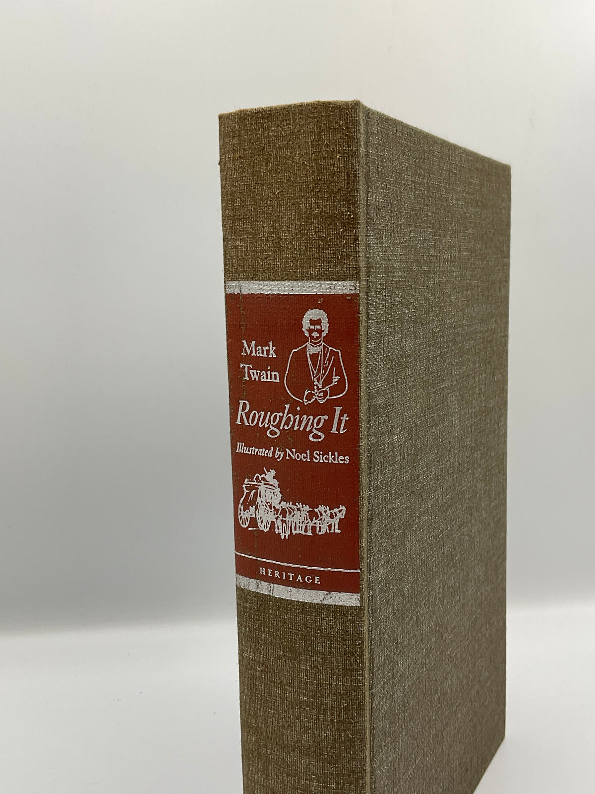 Roughing It by Mark Twain Hardcover Heritage Press Noel Sickles 1972