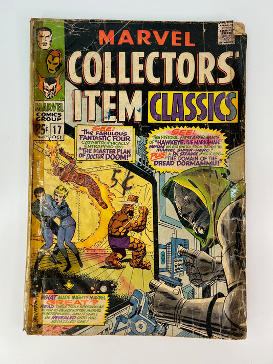 Marvel Collectors' Item Classics #17 Vintage 1968 Comic Book