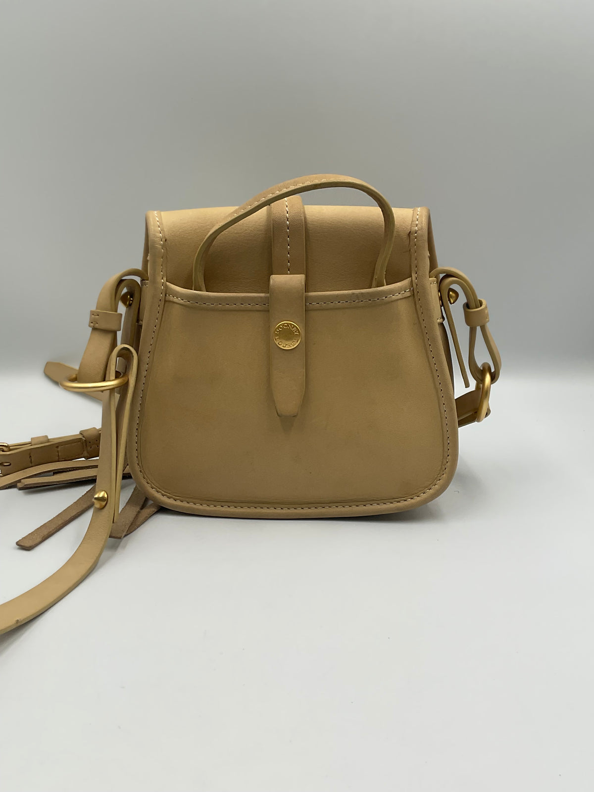 Dooney & Bourke Lulu Fiona Leather Fringe Crossbody Saddle Bag