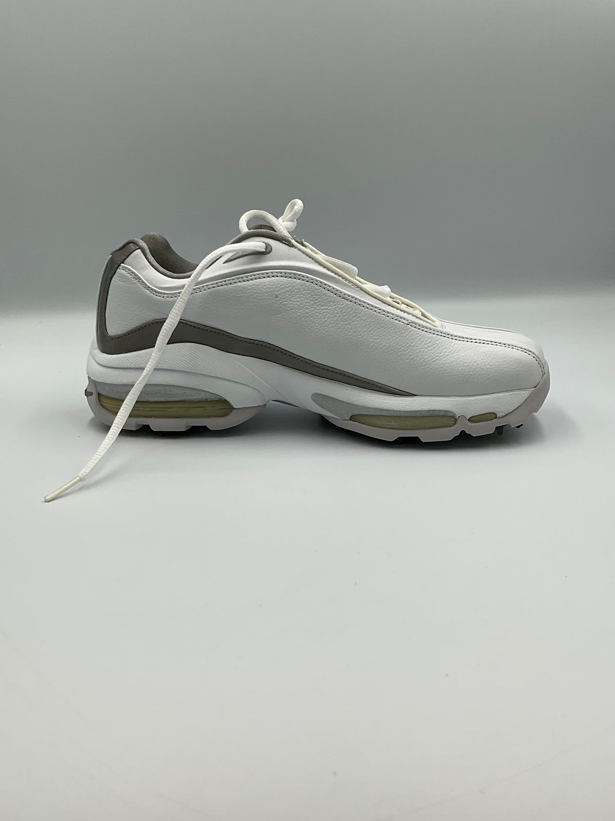 Nike WMNS Air Max Sport Plus Golf Shoes 307428-101 White Metallic Silver