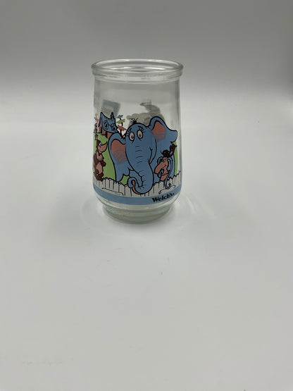 Vintage Welch’s Character Jelly Jar  Collectable Drinking Glasses Lot of 3