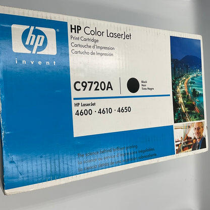 HP Color LaserJet Black Print Cartridge C9720A 4600 4610 4650 Brand New