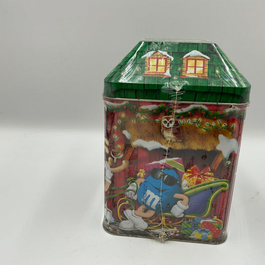 Not Opened 2003 Limited Edition M&M’s Peanut Butter “Reindeer Farm” Tin Canister