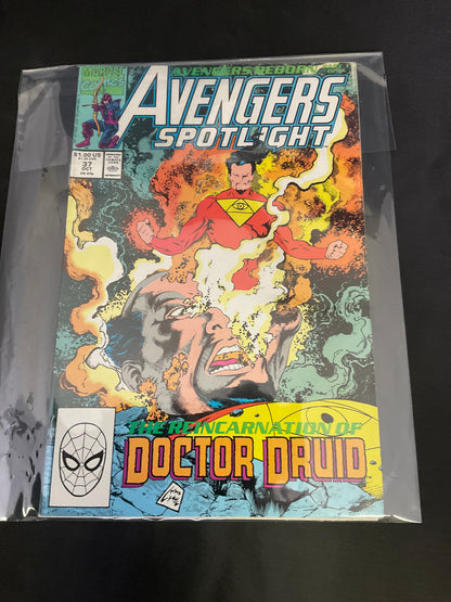 Marvel Comics Avengers Spotlight The Reincarnation Of Doctor Druid Vol. 1 #37