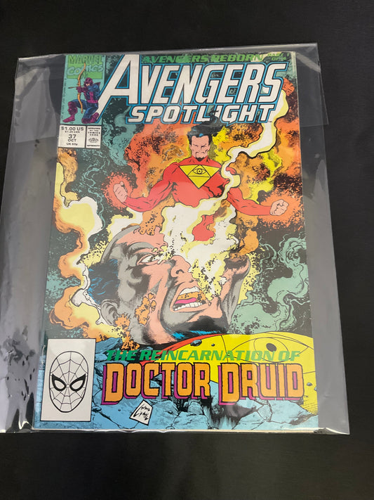 Marvel Comics Avengers Spotlight The Reincarnation Of Doctor Druid Vol. 1 #37
