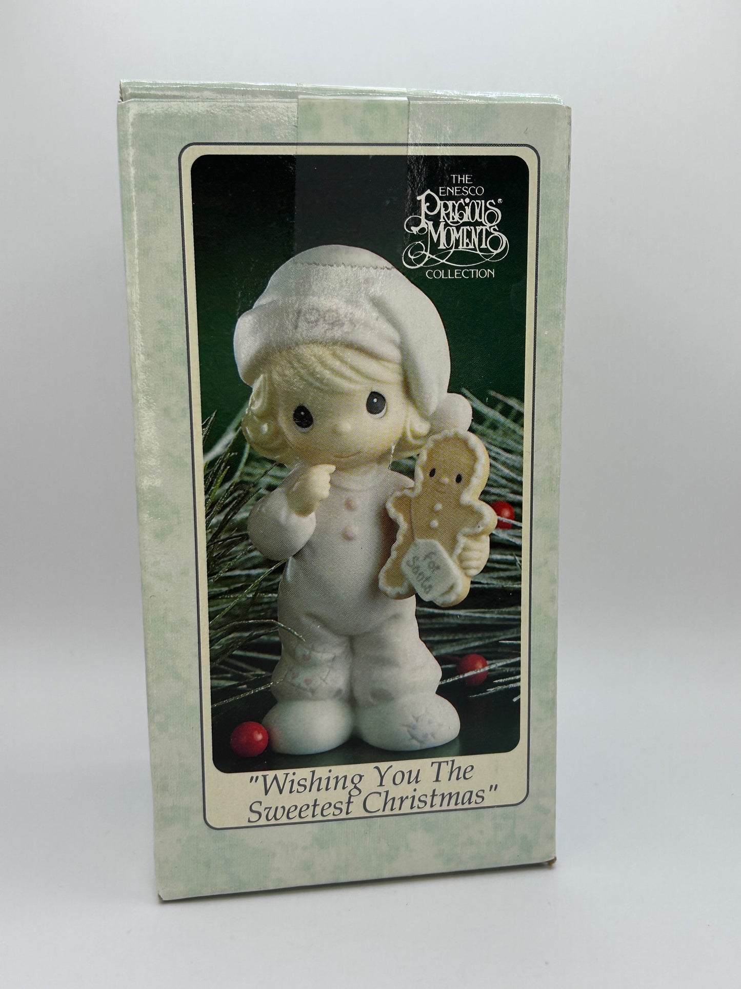 Precious Moments Vintage 1993 Wishing You The Sweetest Christmas