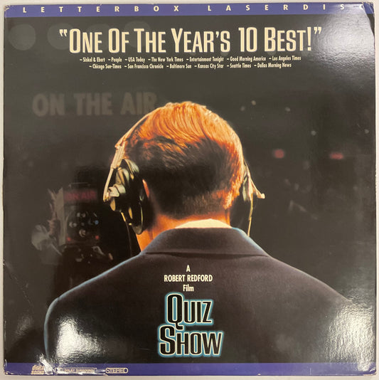 Quiz Show Laser Disc Movie