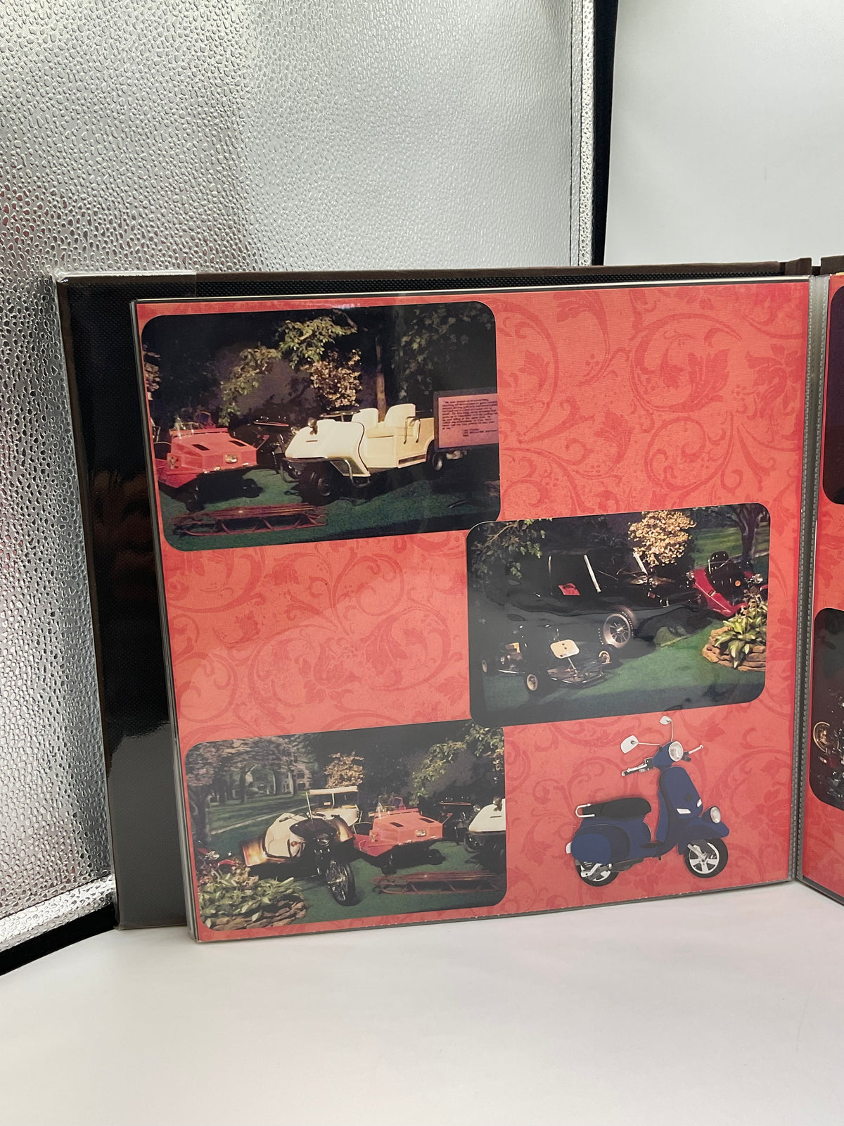 completed, vintage Graceland & Memphis vacation photo scrapbook