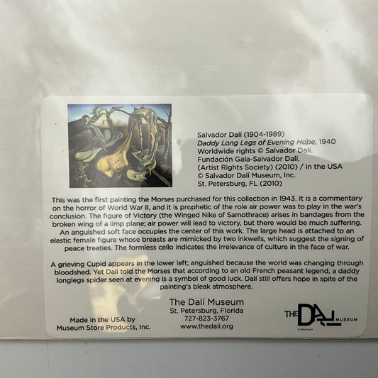 Salvador Dali Museum Daddy Long Legs of Evening Hope 1976-1978 Reprint