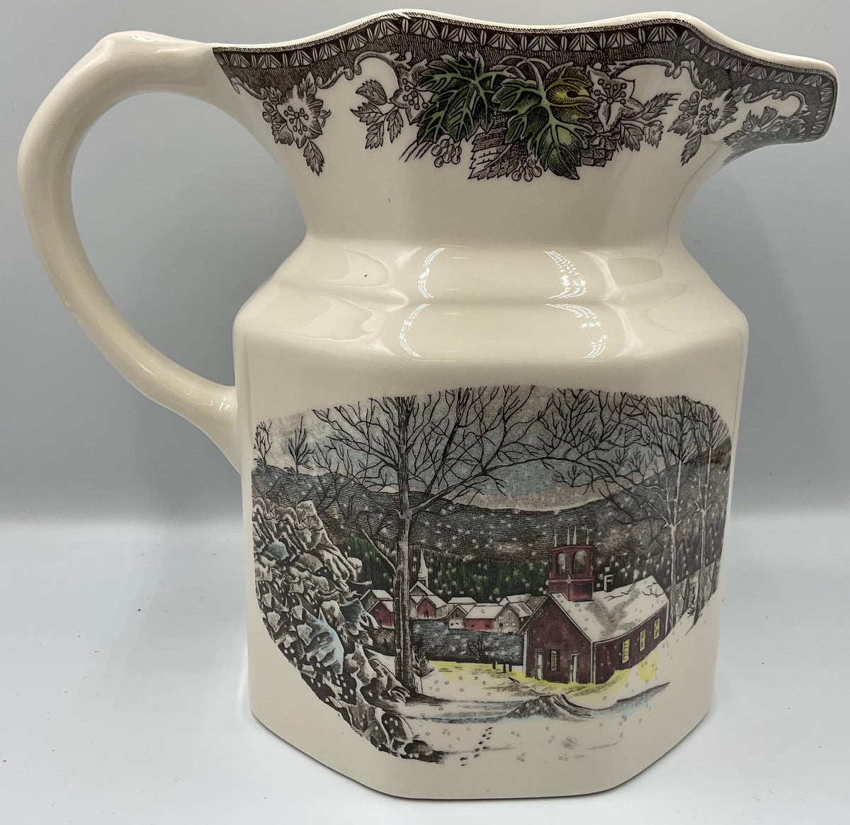 Vintage Johnson Brothers The Friendly Village Water Pitcher
