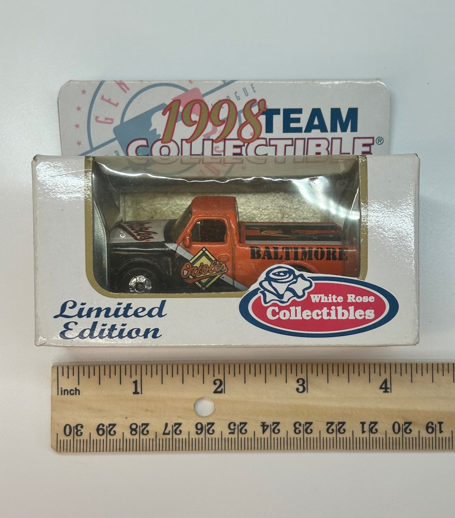 Baltimore Orioles Limited Edition Team Collectible Model Pickup Truck Vintage 1998