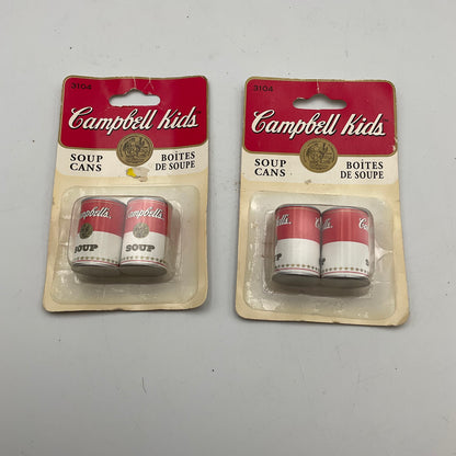 Campbell's Kids Soup Cans #3104 Vintage 1995