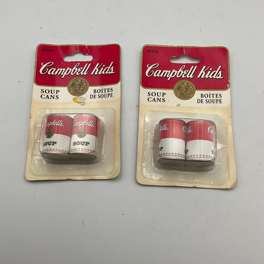 Campbell's Kids Soup Cans #3104 Vintage 1995