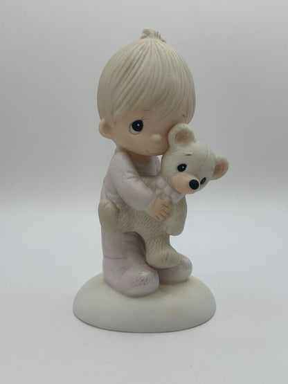Precious Moments Jesus Loves Me Vintage 1978 Porcelain Figurine