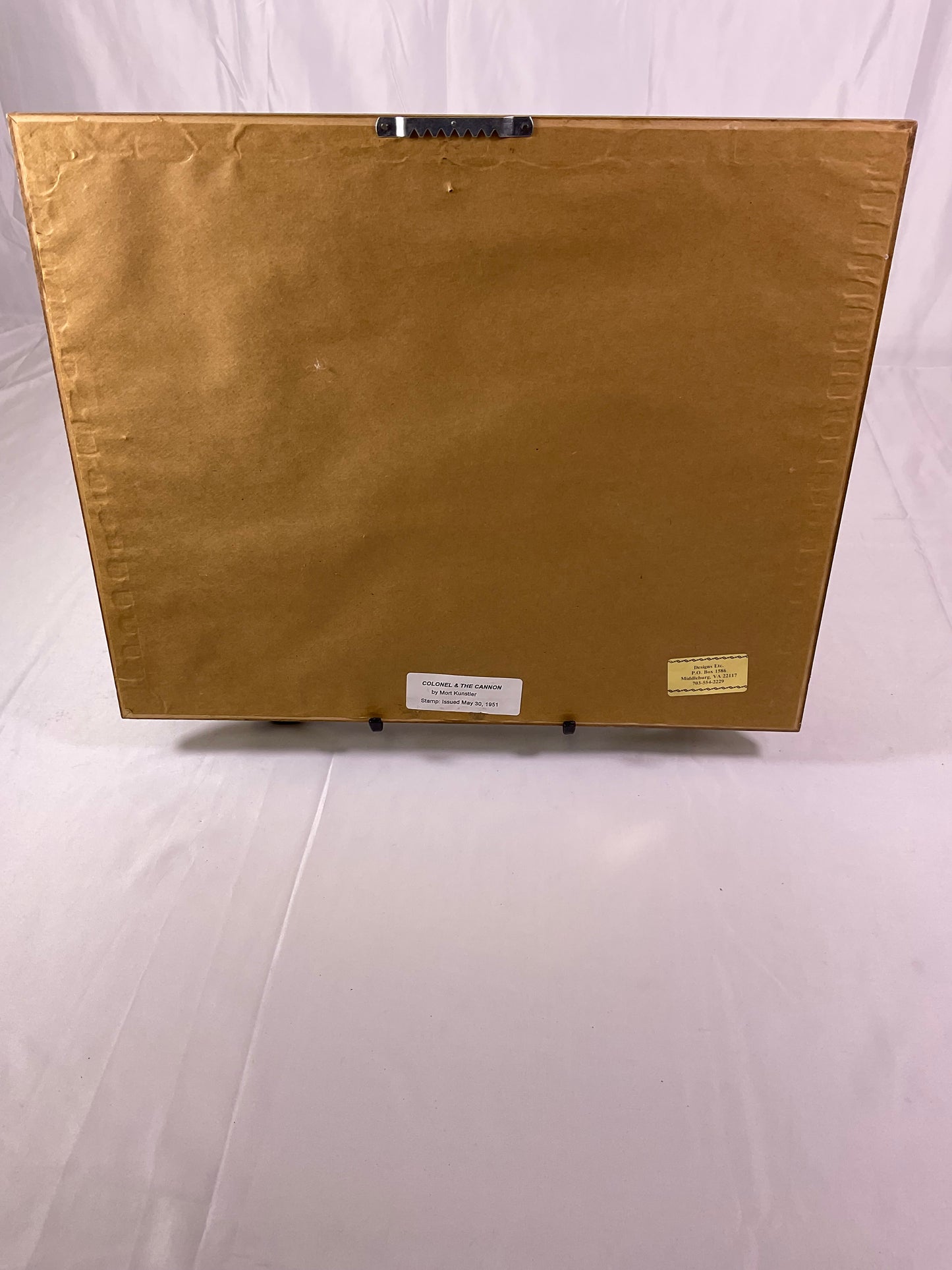 Mort Kunstler Picture Gunner and the Colonel with Confederate Veteran Stamp