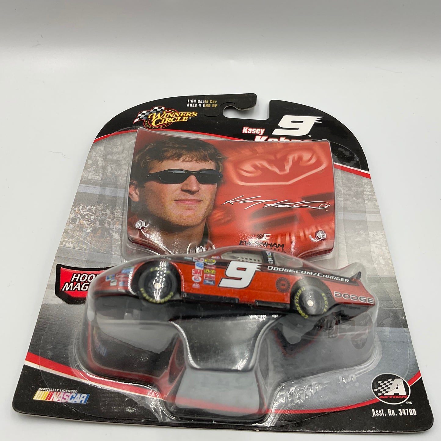 NASCAR Winner’s Circle Kasey Kahne #9 Die-Cast Replica with Hood Magnet