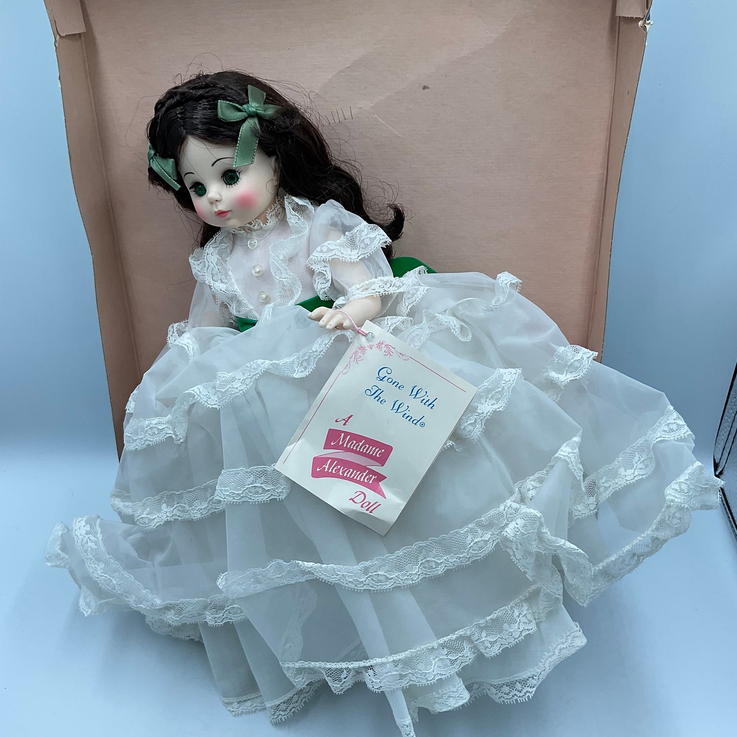 Vintage Madame Alexander Gone With The Wind Scarlett O'Hara Doll with box and booklet