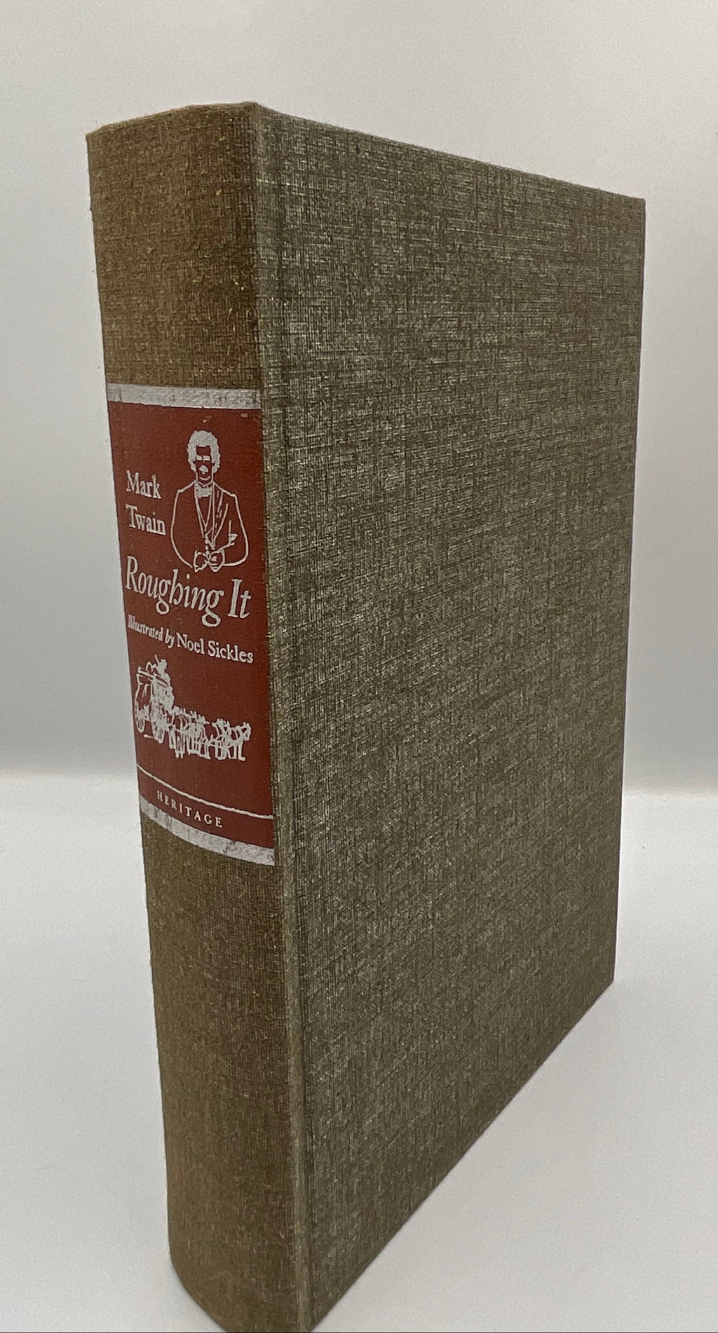Roughing It by Mark Twain Hardcover Heritage Press Noel Sickles 1972