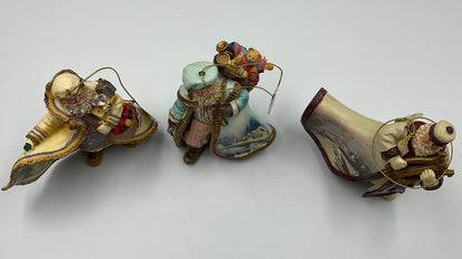 Thomas Kinkade “Old World Santas” Heirloom Christmas Ornaments
