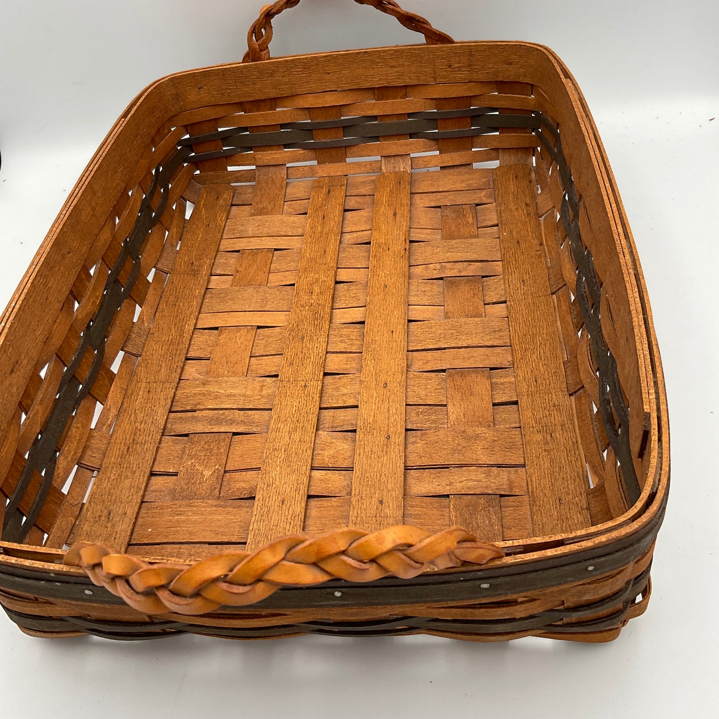 Longaberger Large Rectangle Wooden Basket