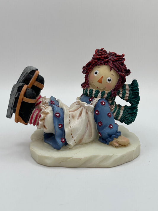 Raggedy Ann & Andy “Cold Hands Warm Heart” Vintage Figurine