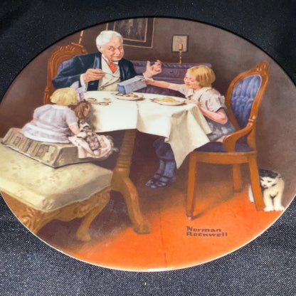 Norman Rockwell The Gourmet Fine China Decorative Plate