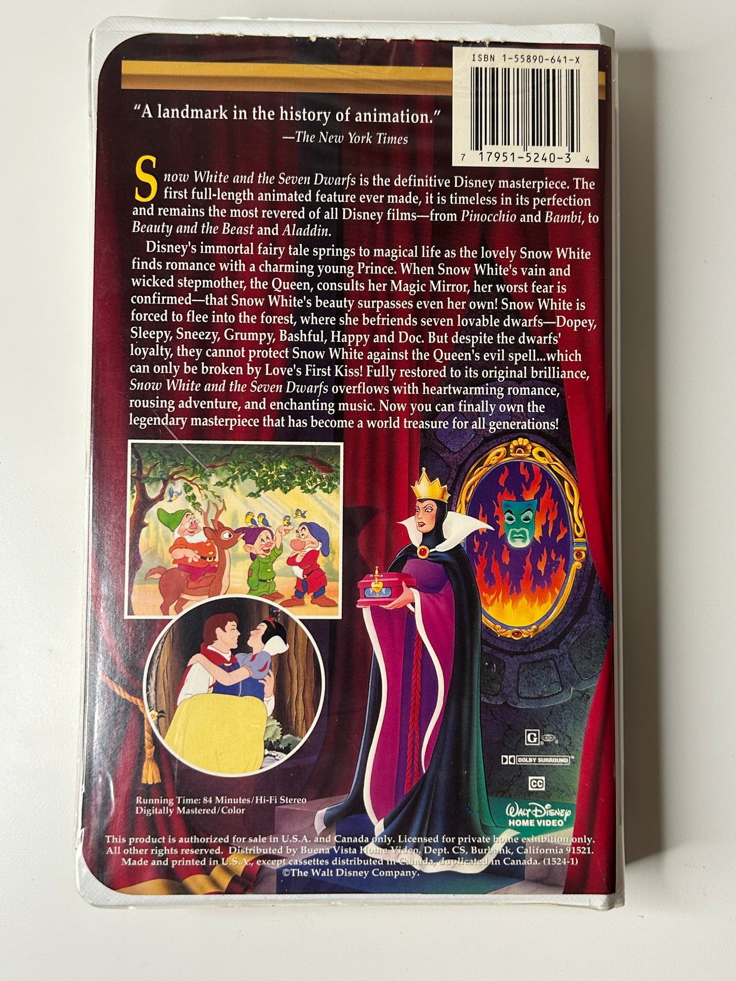 Snow White and the Seven Dwarfs Disney Masterpiece