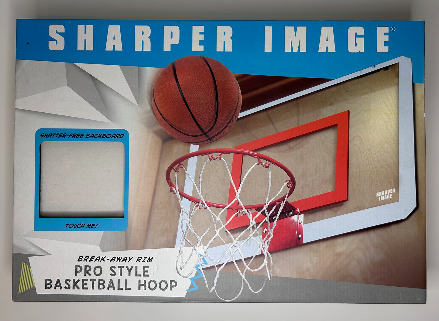 Sharper Image Pro Style Indoor Basketball Hoop New in Box