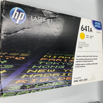 Genuine HP LaserJet 641A Yellow Print Cartridge Sealed Brand New