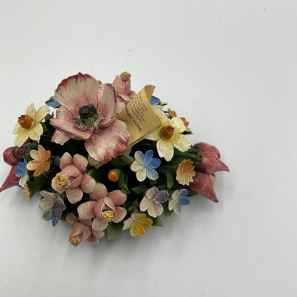 Nova Capodimonte Porcelain Floral Arrangement