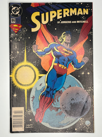 Superman #86 Newsstand Edition Vintage 1994 DC Comics Comic Book