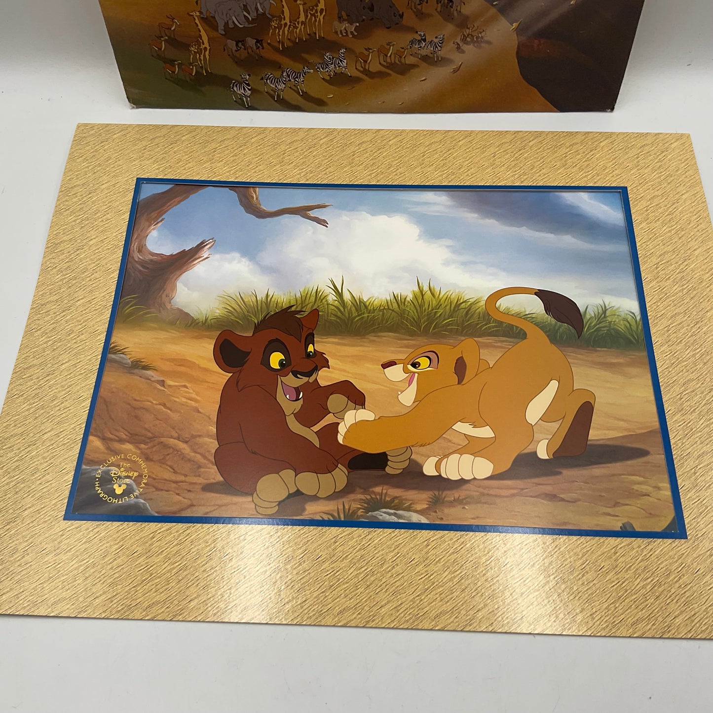 Disney’s Store Exclusive Commemorative Lithograph The Lion King 2 11X14