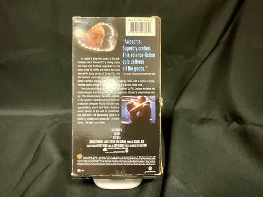 Outland Sean Connery Vintage 1981 VHS Video Tape Black and White Movie Film