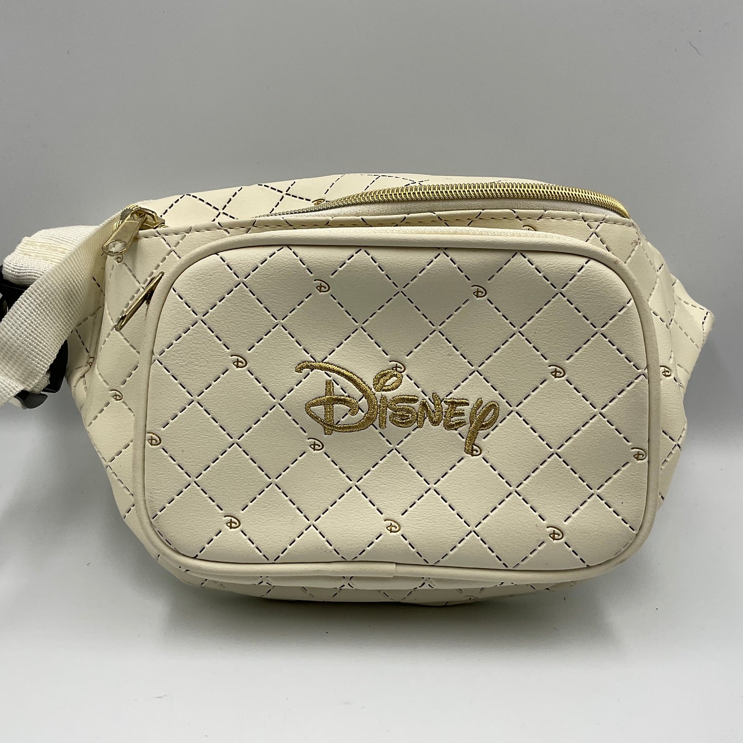 Disney Loungefly White Ivory Beige Fanny Pack