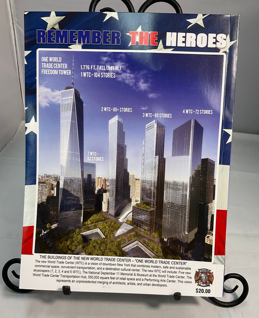 Remember the Heroes 9/11 Memorial Paperback Book Copyright 2018