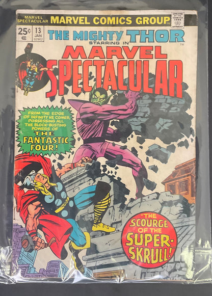 Marvel Spectacular #13 Vintage Jan 1975 Comic Book